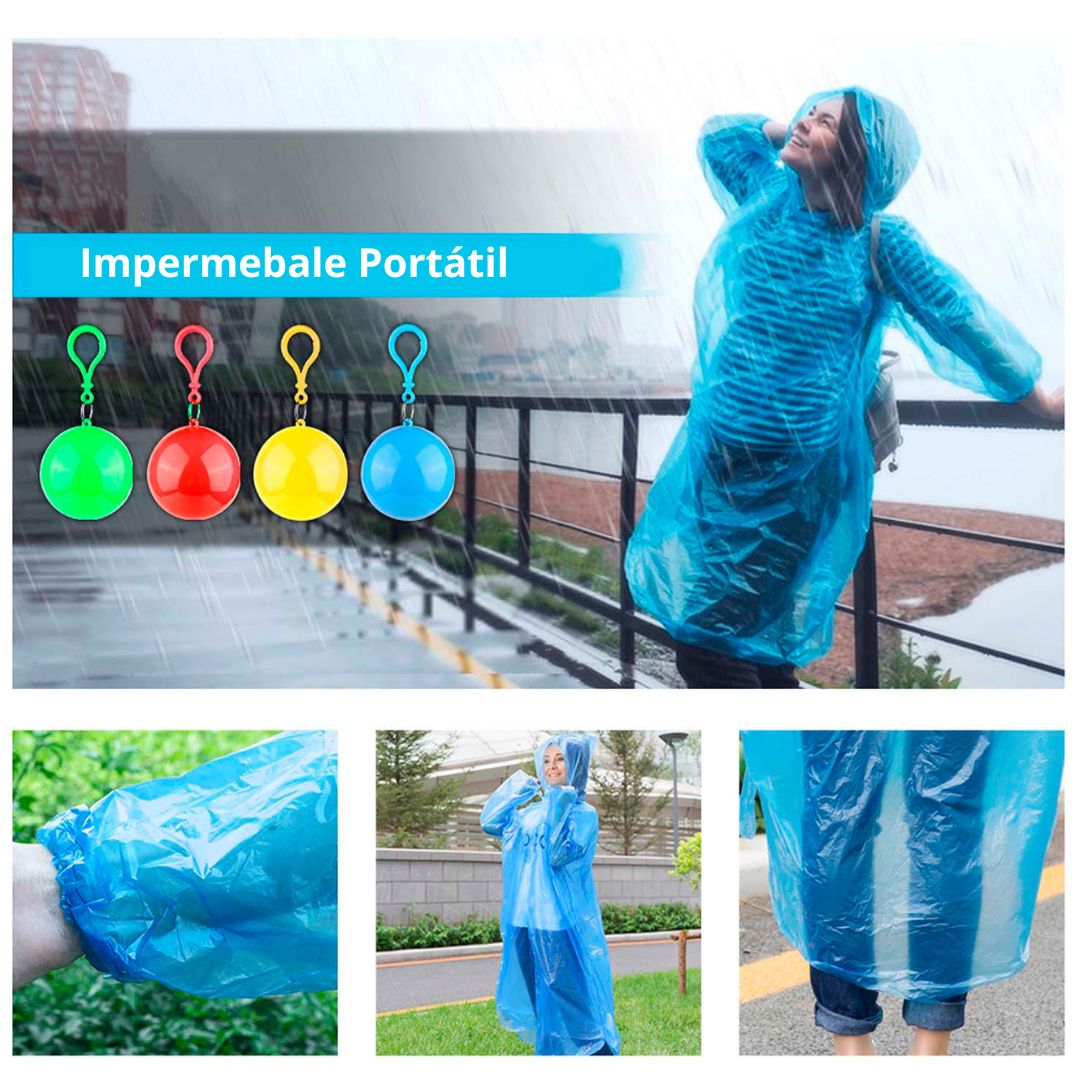 Impermeable Capa x3+ Portátil Llavero